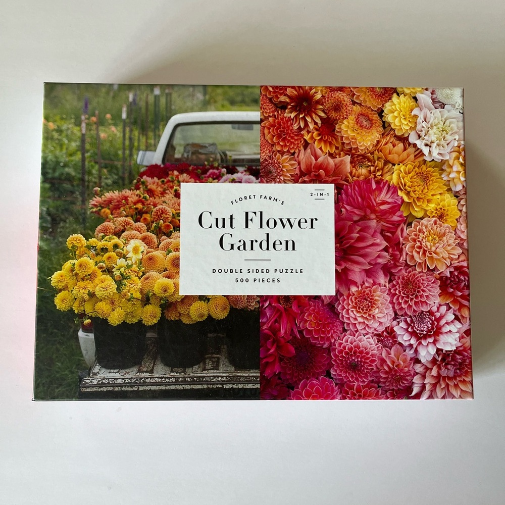 GALISON Floret Farm’s Cut Flower Garden Double Sided Puzzle